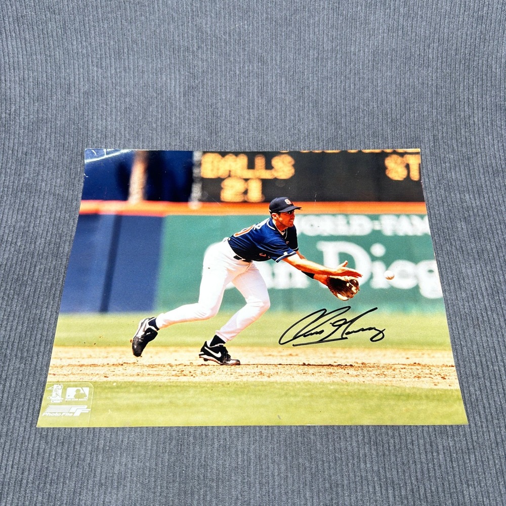 San Diego Padres Photo signed Baseball Action Photo Print 8x10Vintage